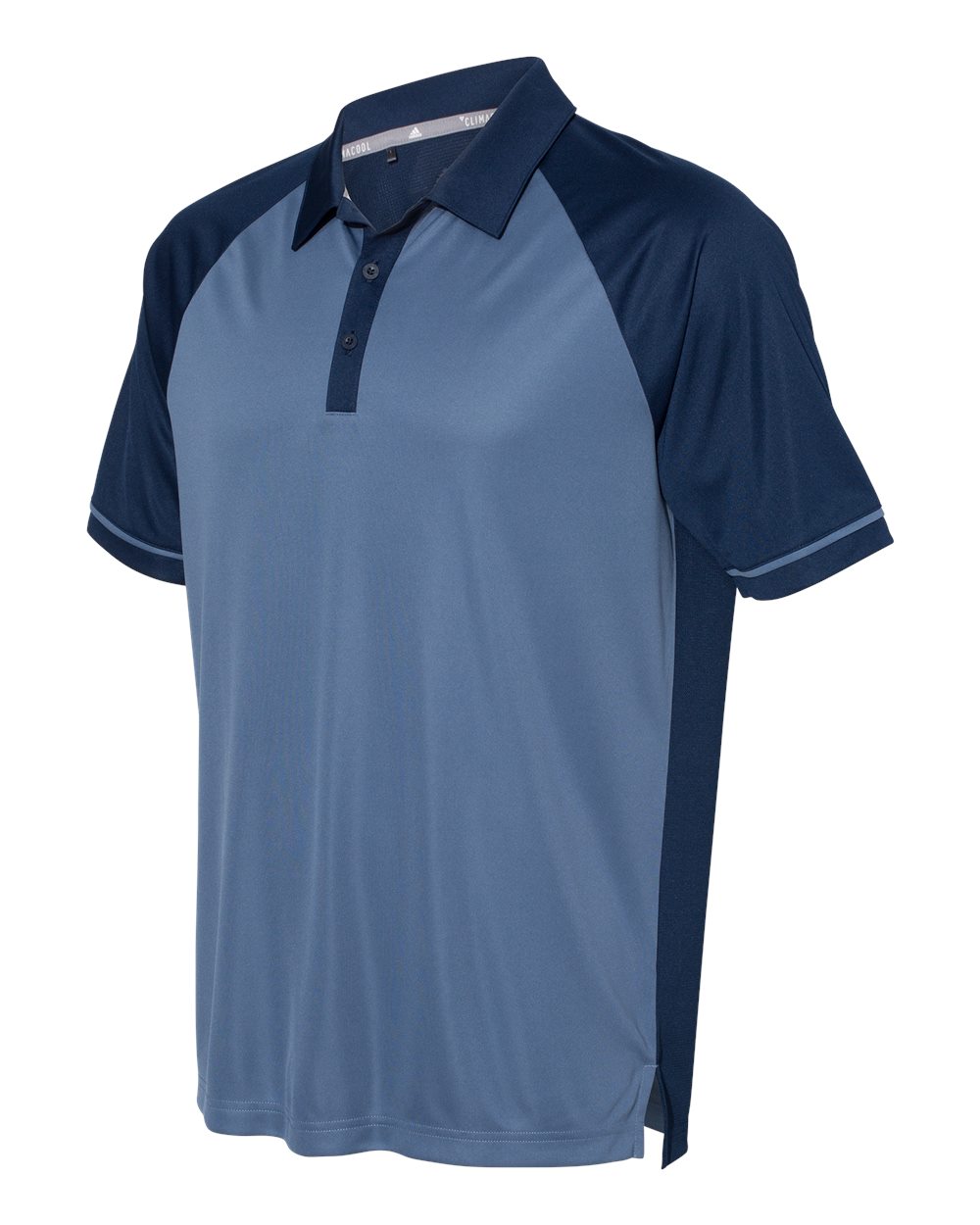 Adidas A207 Jacquard Raglan Sport Shirt - Collegiate Navy Tech Ink