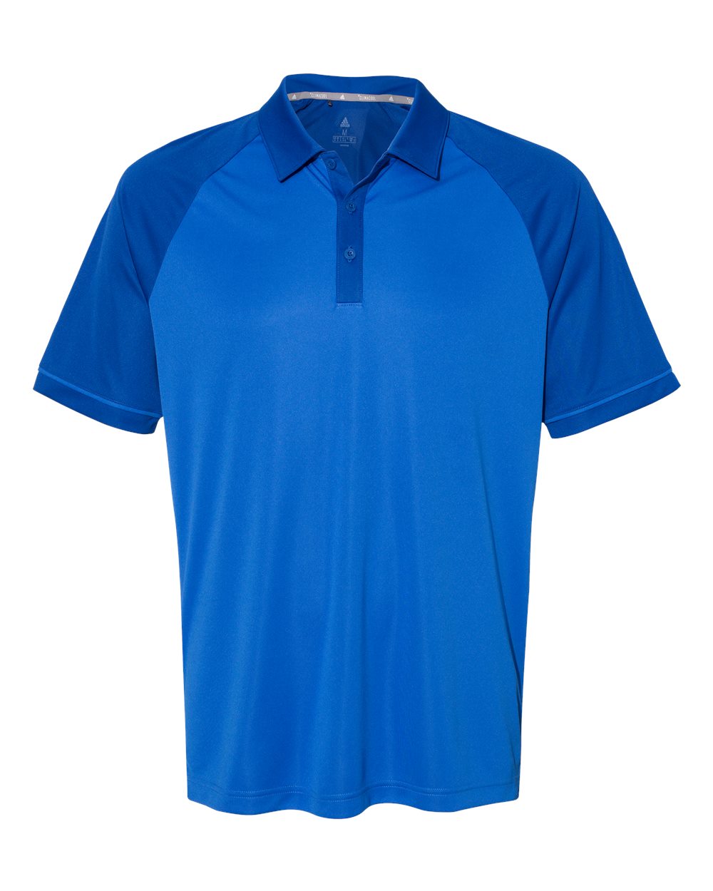 Adidas A207 Jacquard Raglan Sport Shirt - Collegiate Royal Blue