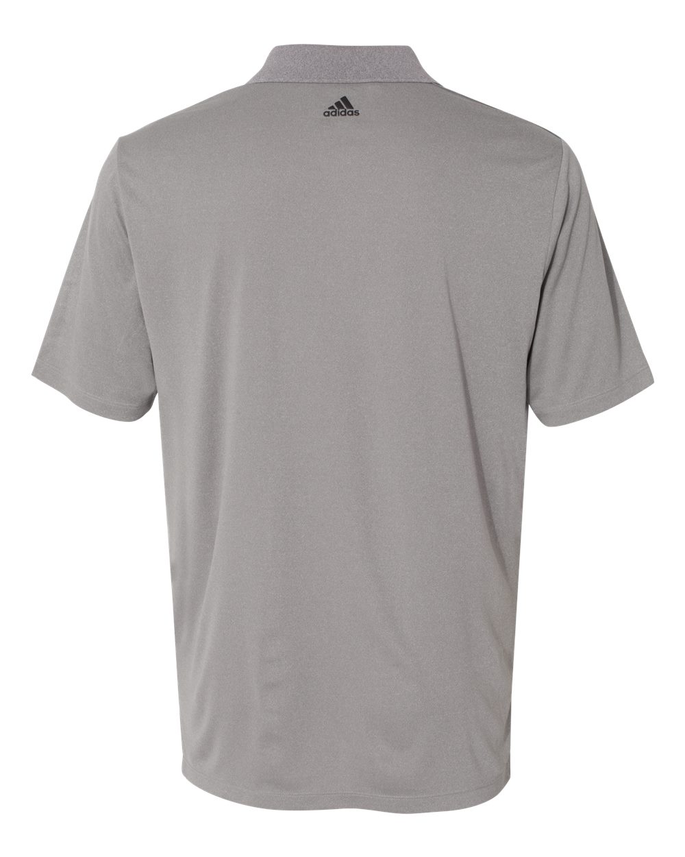 Adidas A233 3-Stripes Shoulder Sport Shirt - Medium Grey Heather Black Mid Grey