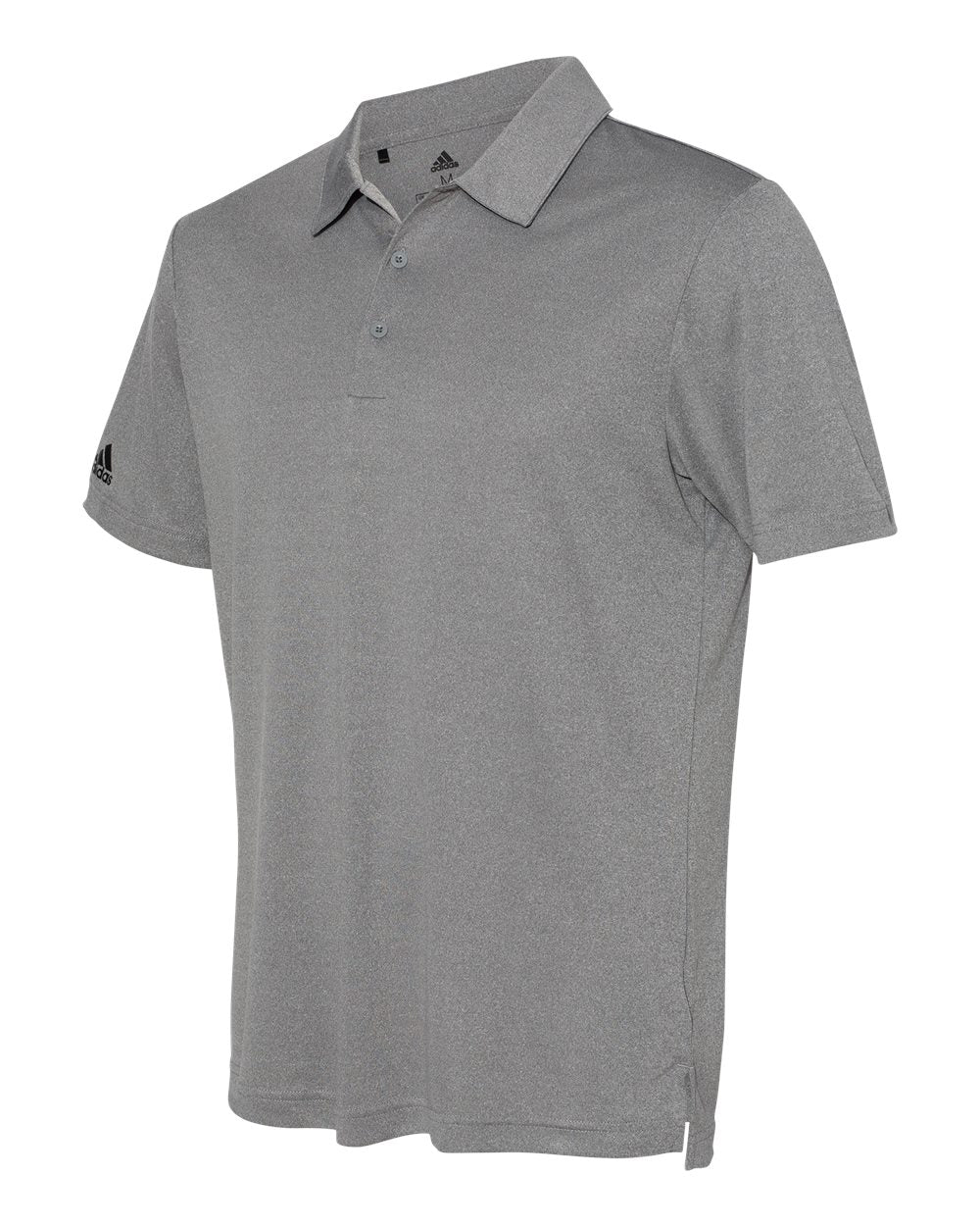 Adidas A240 Heathered Sport Shirt - Black Heather