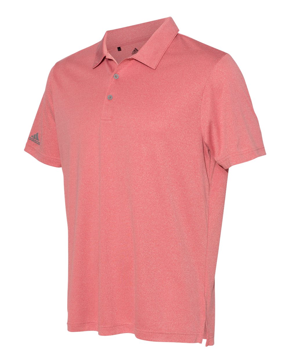Adidas A240 Heathered Sport Shirt - Power Red Heather