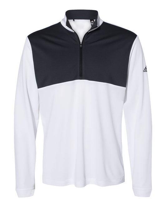 Adidas A280 Lightweight Quarter-Zip Pullover - White Carbon