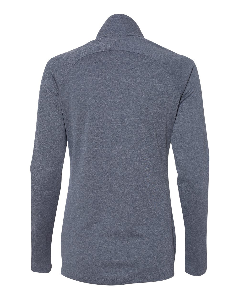 Adidas A281 Women's Lightweight Quarter-Zip Pullover - Collegiate Navy Heather Carbon