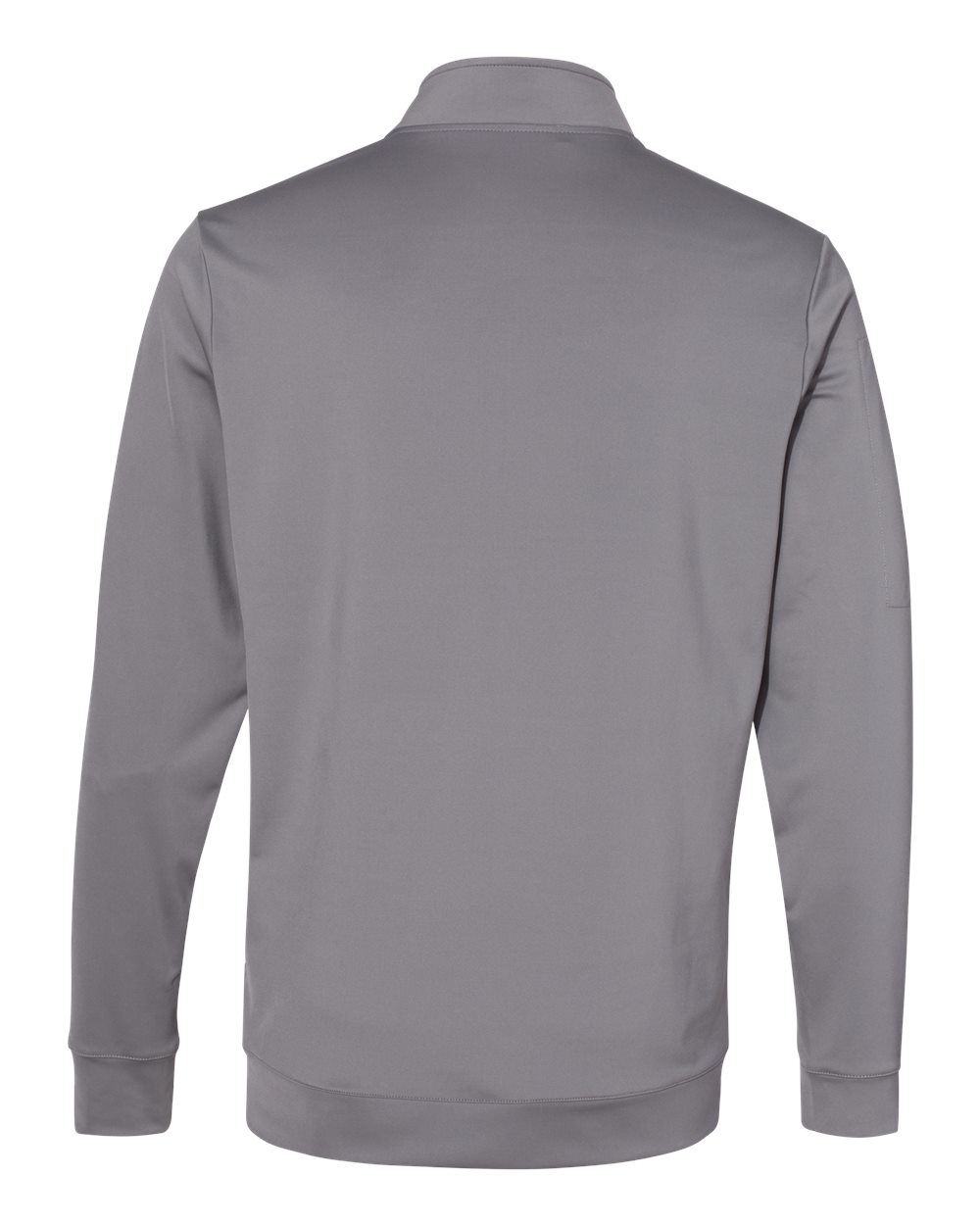 Adidas A295 Performance Textured Quarter-Zip Pullover - Grey Three