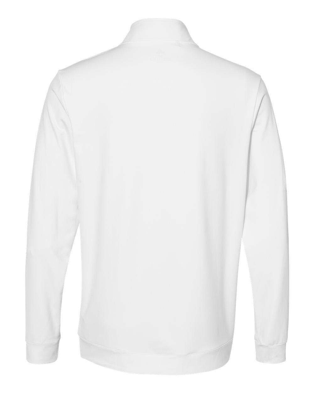 Adidas A295 Performance Textured Quarter-Zip Pullover - White