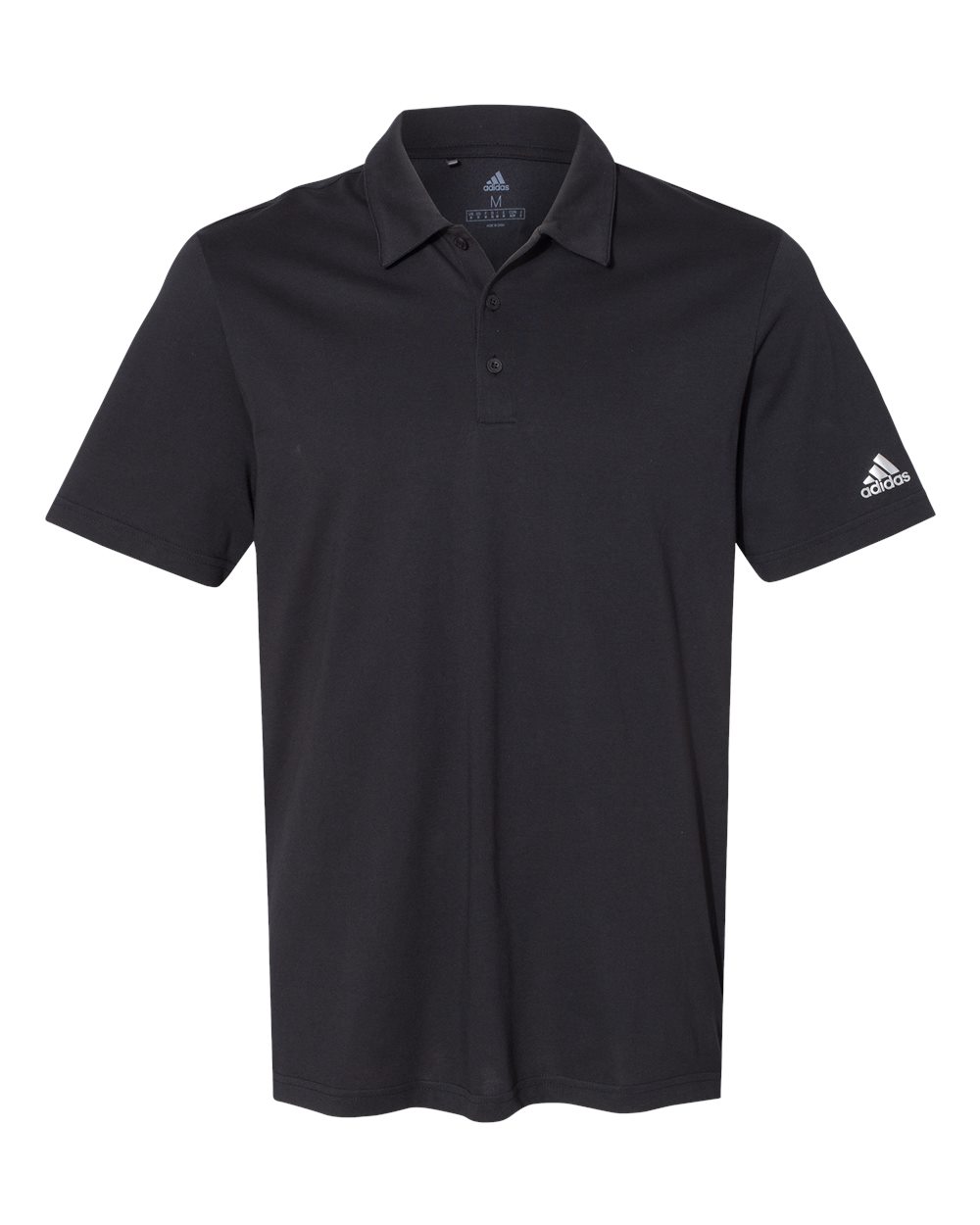 Adidas A322 Cotton Blend Sport Shirt - Black