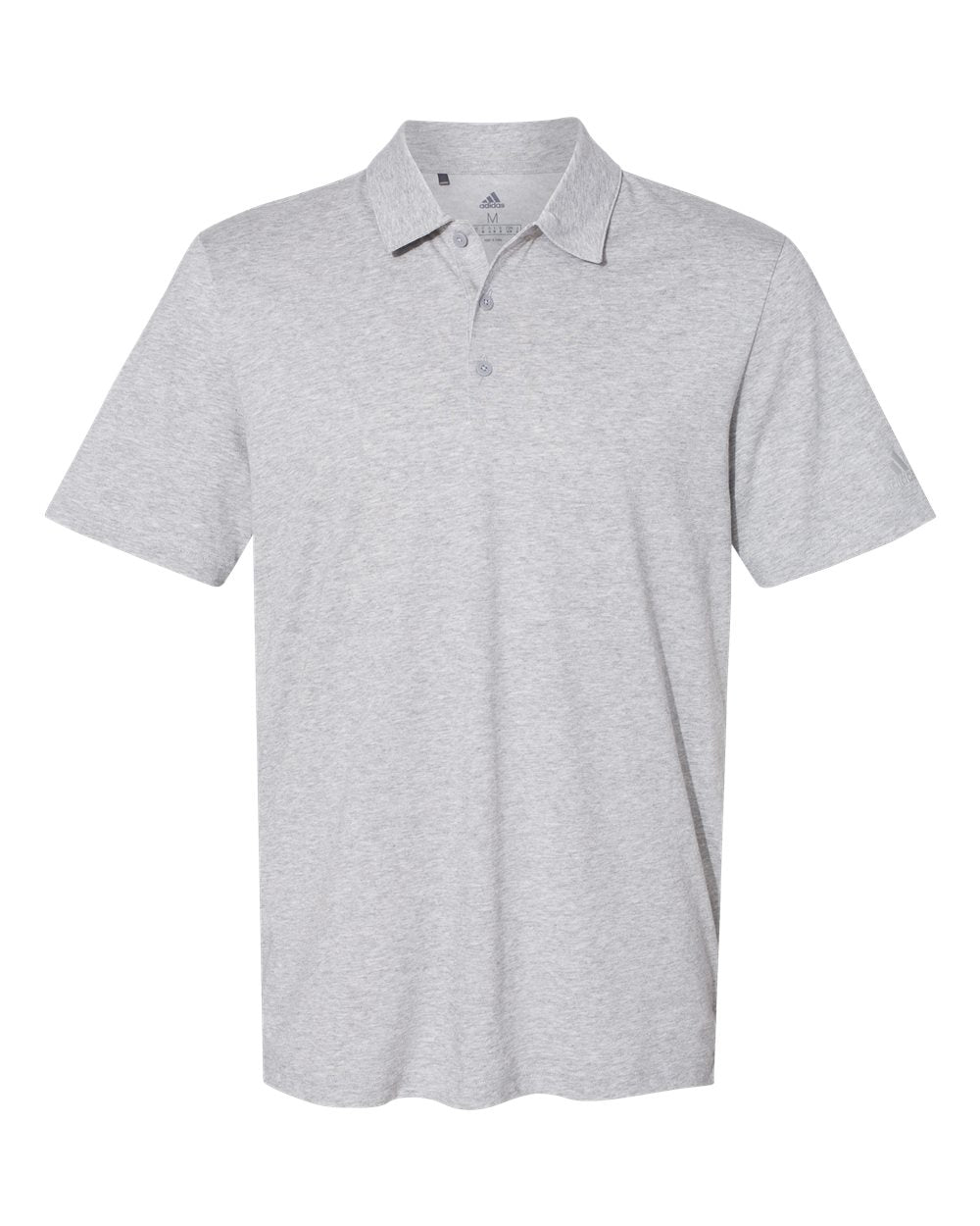 Adidas A322 Cotton Blend Sport Shirt - Medium Grey Heather