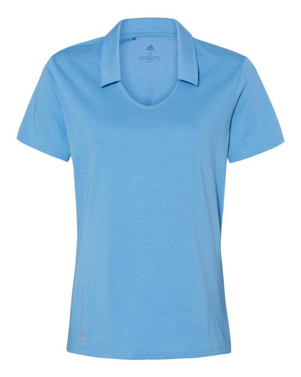 Adidas A323 Women's Cotton Blend Sport Shirt - Light Blue