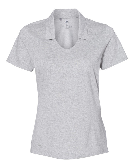 Adidas A323 Women's Cotton Blend Sport Shirt - Medium Grey Heather