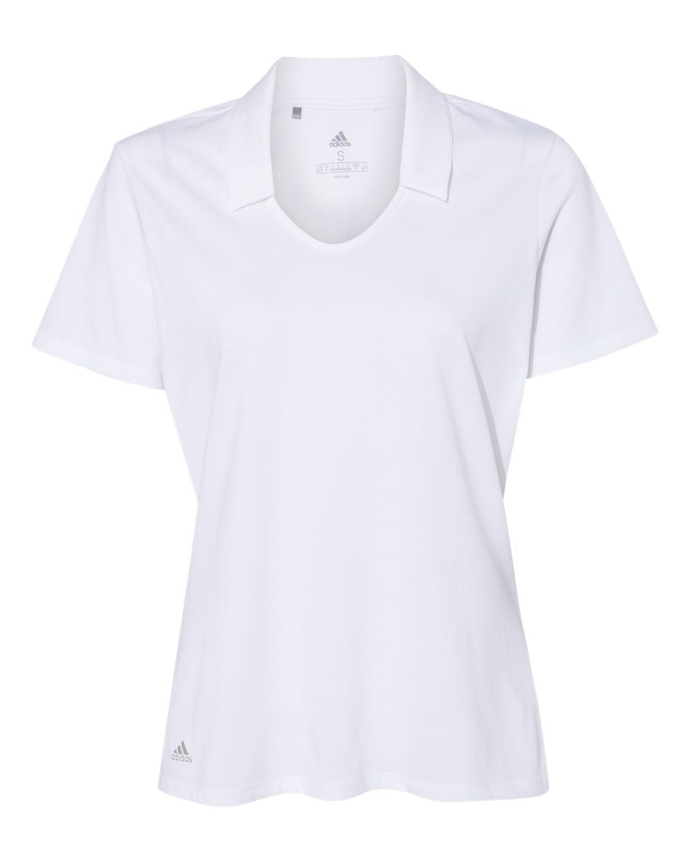 Adidas A323 Women's Cotton Blend Sport Shirt - White