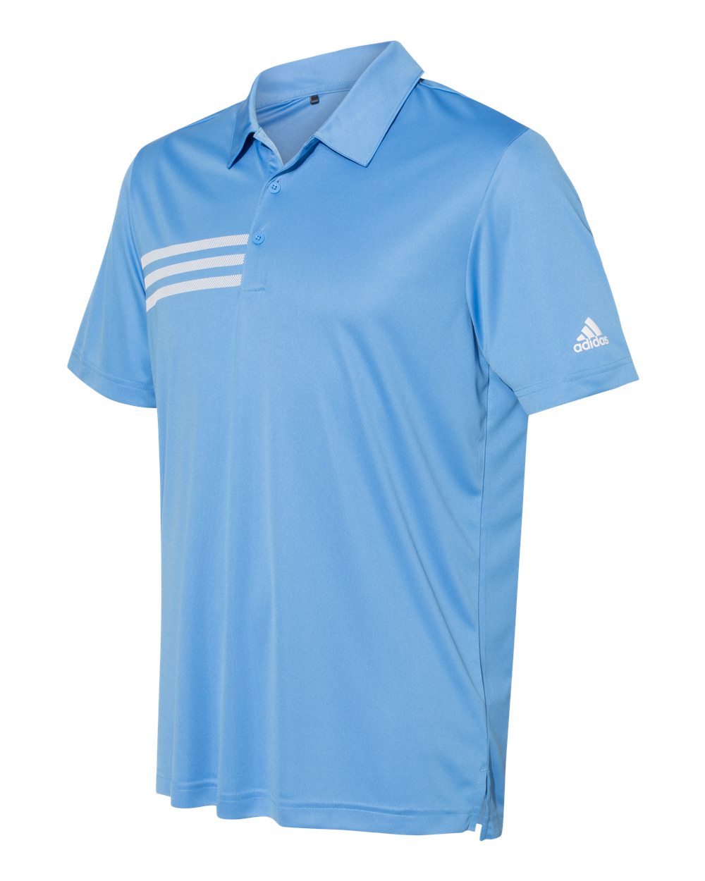 Adidas A324 3-Stripes Chest Sport Shirt - Lucky Blue White