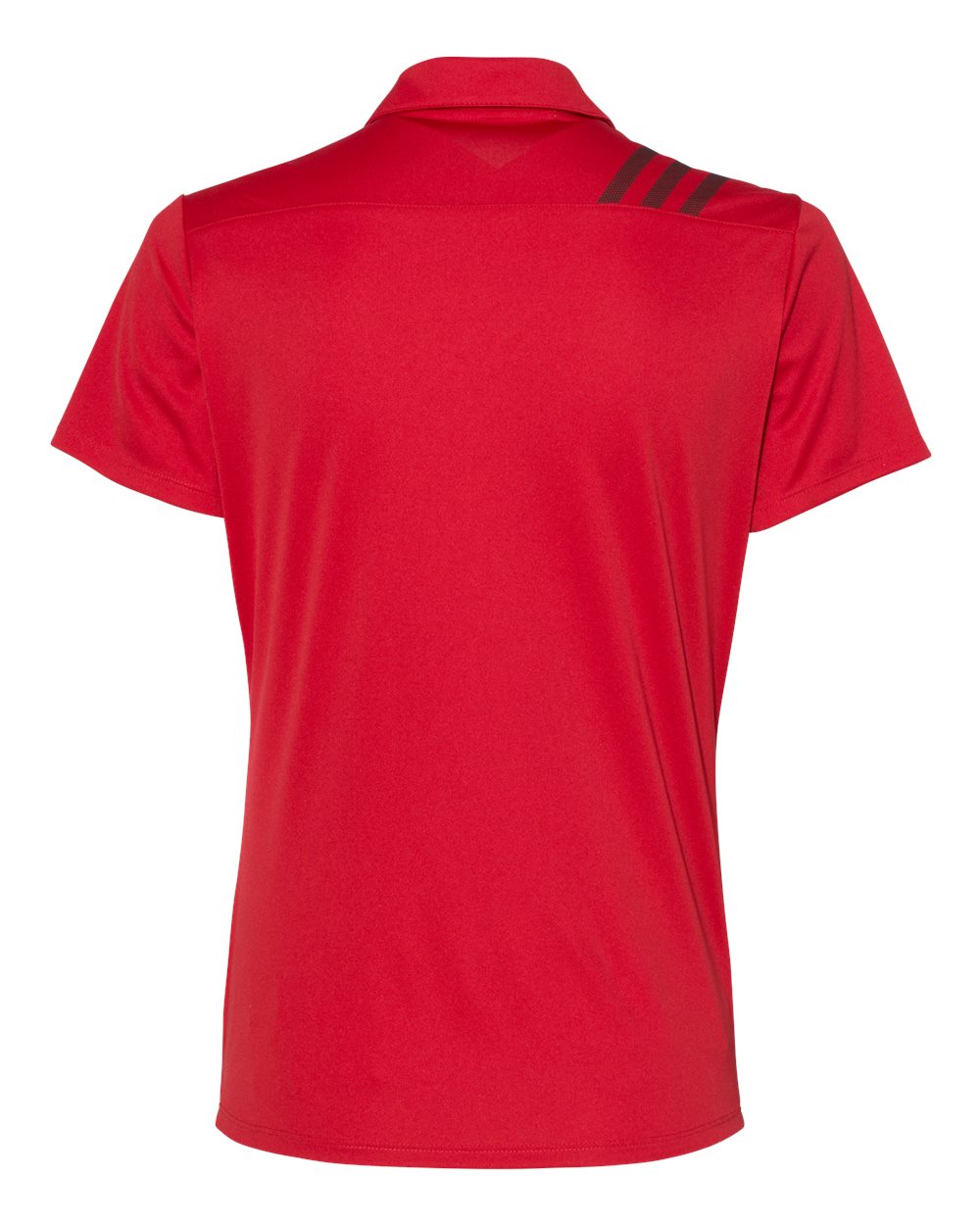 Adidas A325 Women's 3-Stripes Shoulder Sport Shirt - Collegiate Red Black