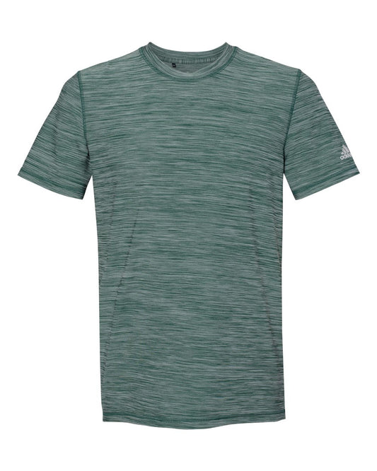 Adidas A372 Malange Tech T-Shirt - Collegiate Green Melange