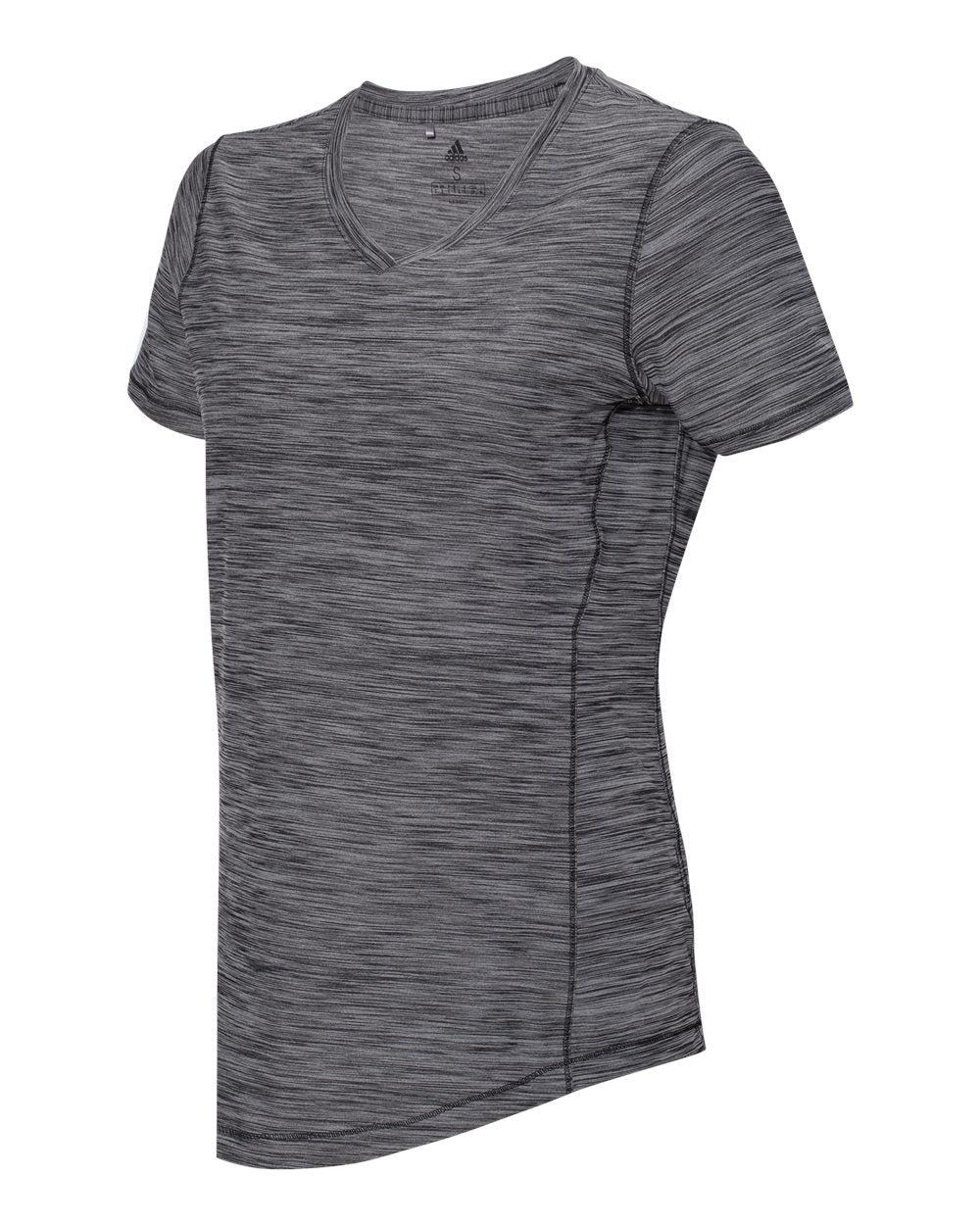 Adidas A373 Women's Malange Tech T-Shirt - Black Melange