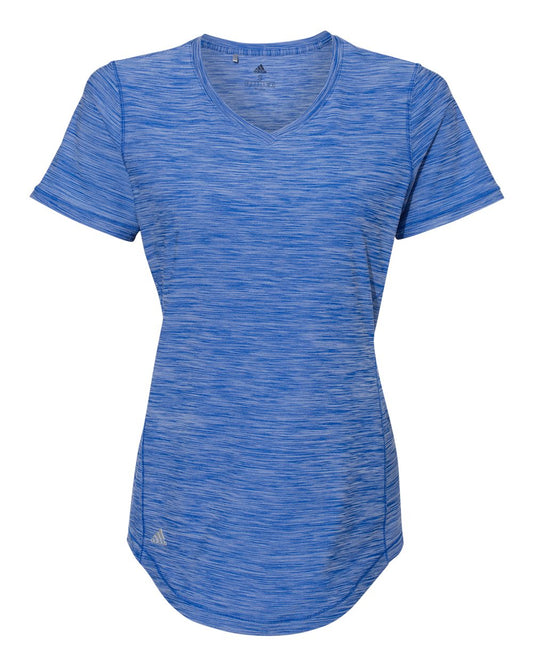 Adidas A373 Women's Malange Tech T-Shirt - Collegiate Royal Melange