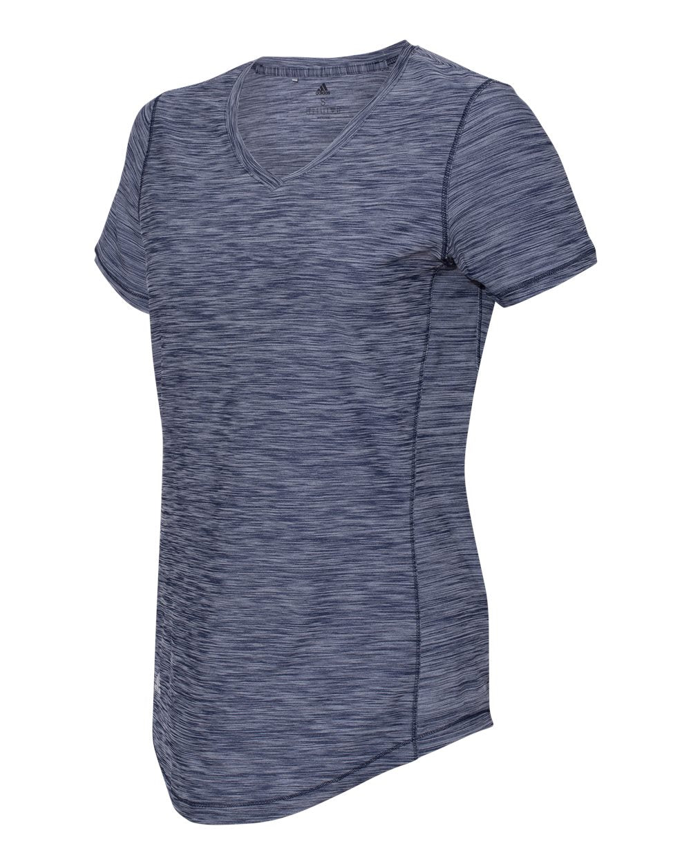 Adidas A373 Women's Malange Tech T-Shirt - Navy Melange