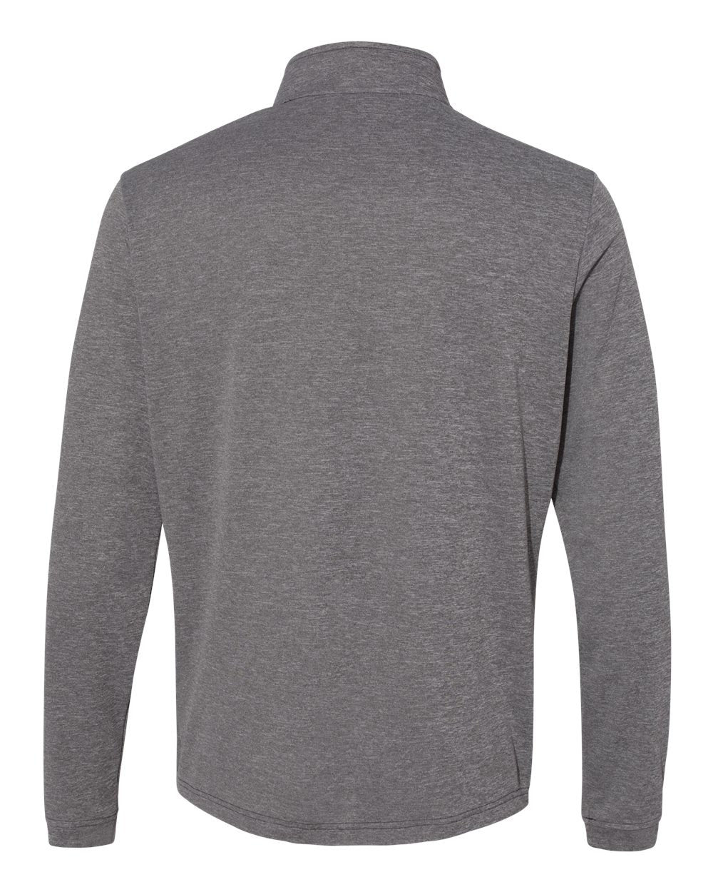 Adidas A401 Lightweight Quarter-Zip Pullover - Black Heather