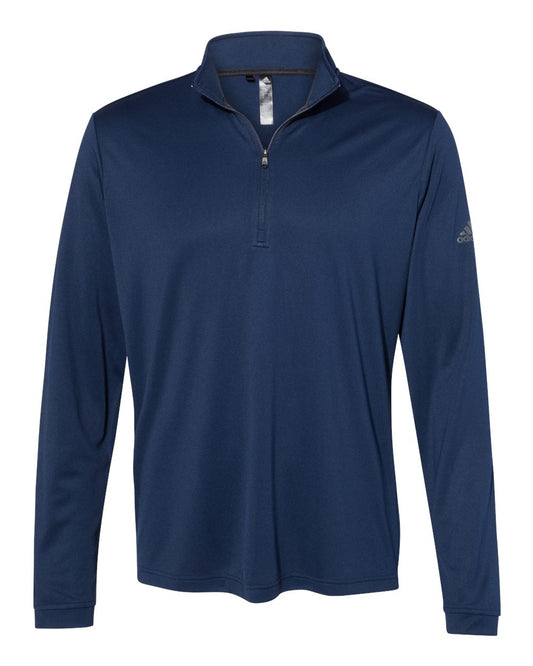 Adidas A401 Lightweight Quarter-Zip Pullover - Collegiate Navy
