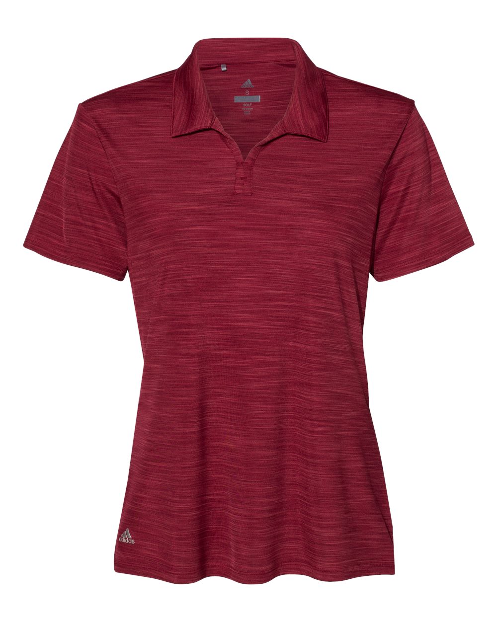 Adidas A403 Women's M??lange Sport Shirt - Collegiate Burgundy Melange