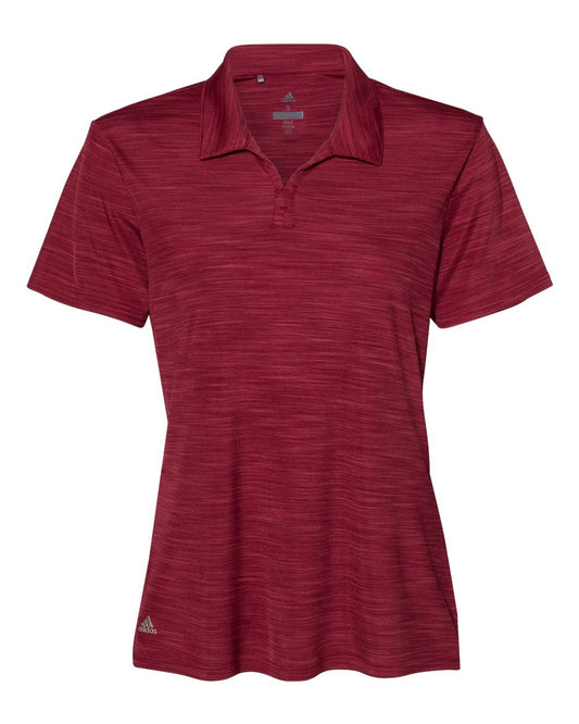 Adidas A403 Women's M??lange Sport Shirt - Collegiate Burgundy Melange