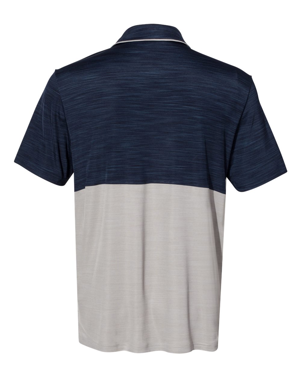 Adidas A404 Colorblocked M??lange Sport Shirt - Collegiate Navy Melange Mid Grey Melange