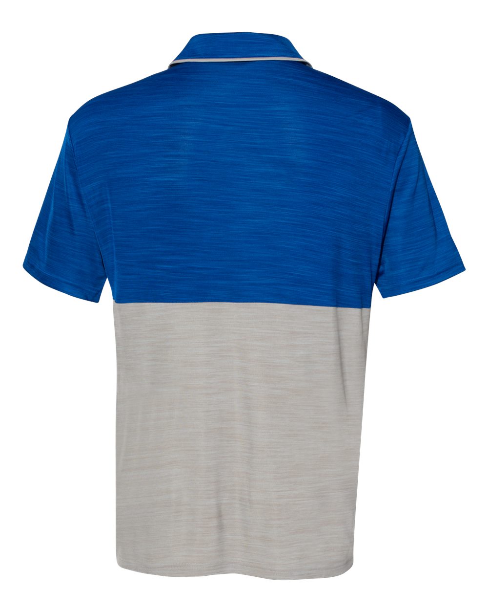 Adidas A404 Colorblocked M??lange Sport Shirt - Collegiate Royal Melange Mid Grey Melange