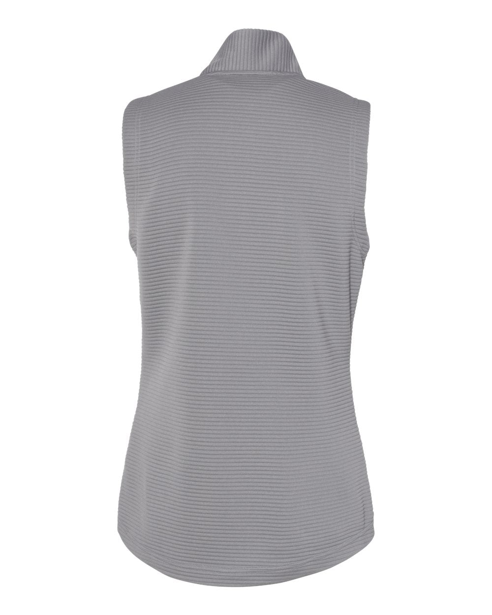 Adidas A417 Women's Textured Full-Zip Vest - Grey Three