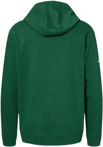 Adidas A432 Fleece Hooded Sweatshirt - Collegiate Green