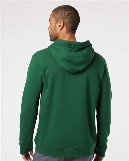 Adidas A432 Fleece Hooded Sweatshirt - Collegiate Green