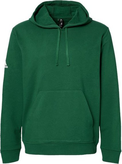 Adidas A432 Fleece Hooded Sweatshirt - Collegiate Green