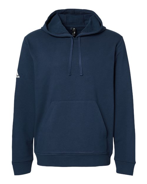 Adidas A432 Fleece Hooded Sweatshirt - Collegiate Navy