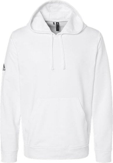Adidas A432 Fleece Hooded Sweatshirt - White
