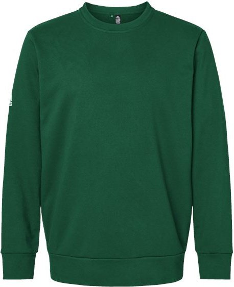 Adidas A434 Fleece Crewneck Sweatshirt - Collegiate Green