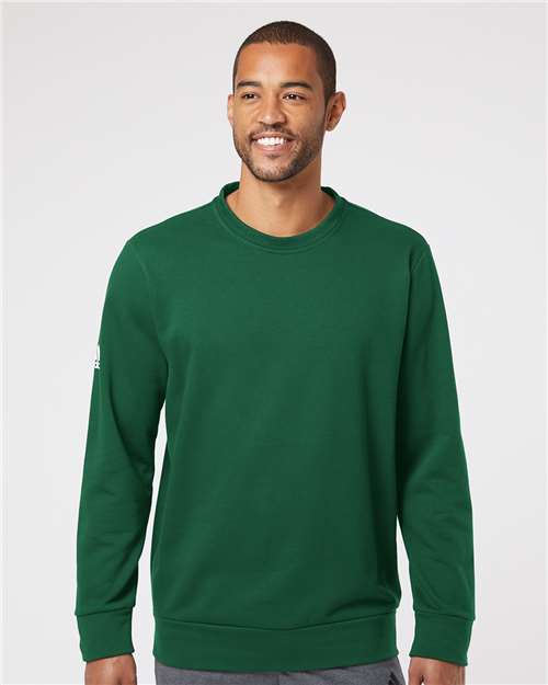 Adidas A434 Fleece Crewneck Sweatshirt - Collegiate Green