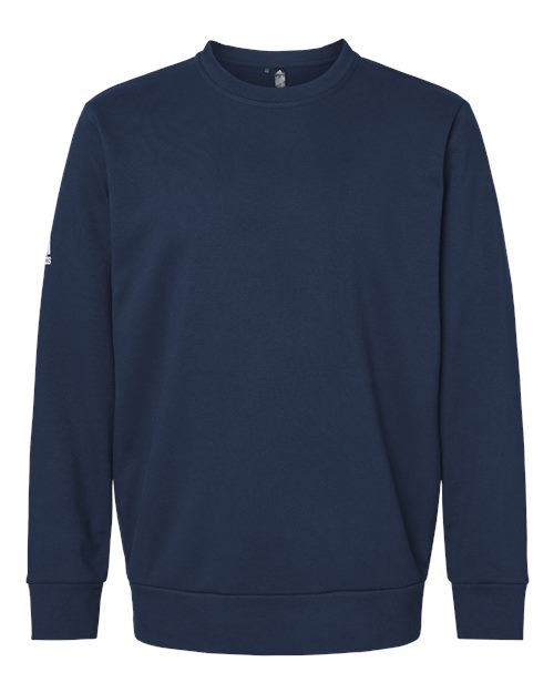 Adidas A434 Fleece Crewneck Sweatshirt - Collegiate Navy