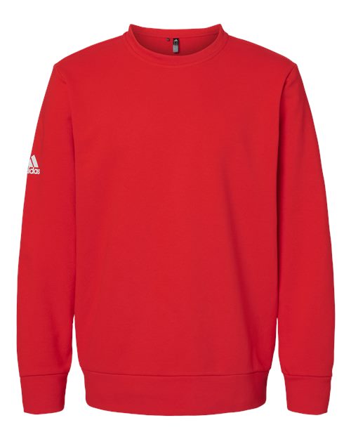 Adidas A434 Fleece Crewneck Sweatshirt - Red