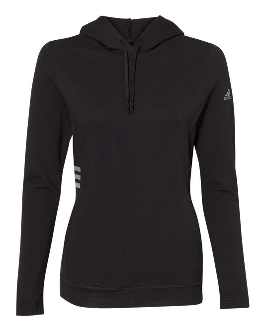 Adidas A451 Women's Lightweight Hooded Sweatshirt - Black