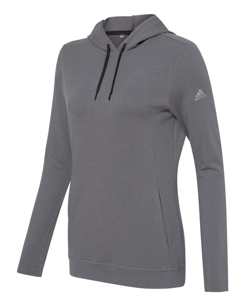 Adidas A451 Women's Lightweight Hooded Sweatshirt - Grey Five