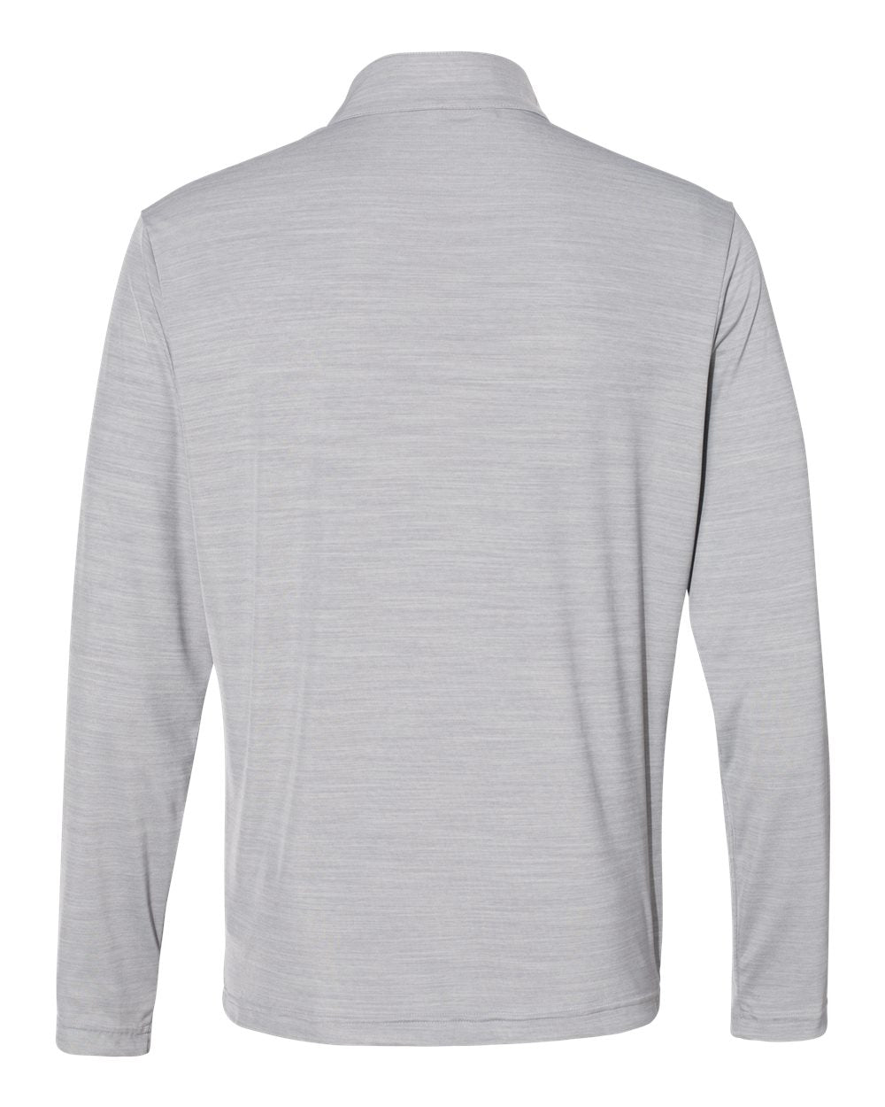 Adidas A475 Lightweight M??lange Quarter-Zip Pullover - Mid Grey Melange