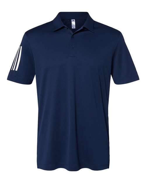 Adidas A480 Floating 3-Stripes Polo - Team Navy Blue White
