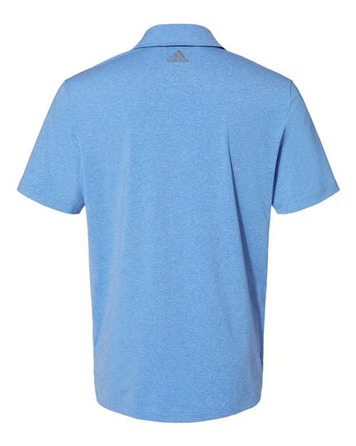 Adidas A480 Floating 3-Stripes Polo - True Blue Heather Grey Three