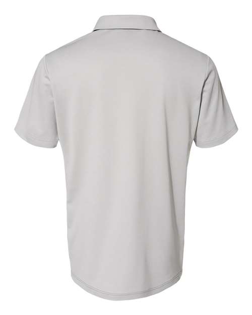 Adidas A508 Heathered Colorblock 3-Stripes Polo - Grey Two Heather Black Heather
