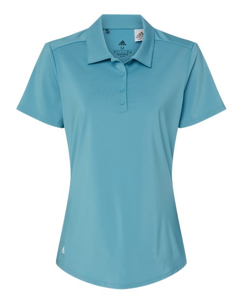 Adidas A515 Women's Ultimate Solid Polo - Hazy Blue