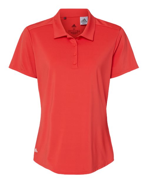 Adidas A515 Women's Ultimate Solid Polo - Real Coral
