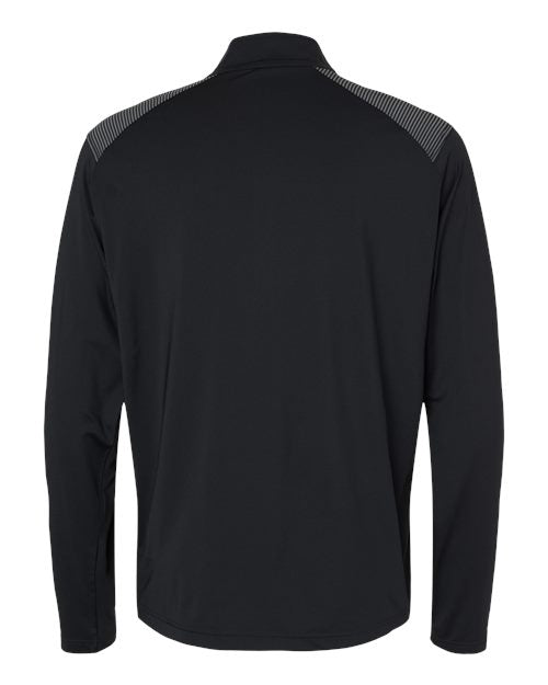 Adidas A520 Shoulder Stripe Quarter-Zip Pullover - Black