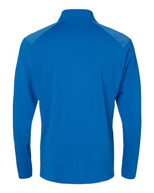 Adidas A520 Shoulder Stripe Quarter-Zip Pullover - Glory Blue