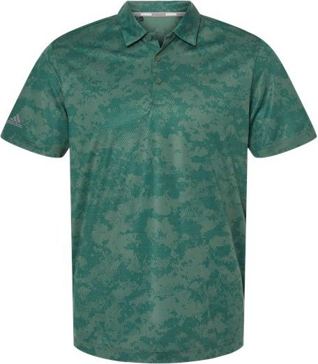 Adidas A550 Camo Polo - Green Oxide