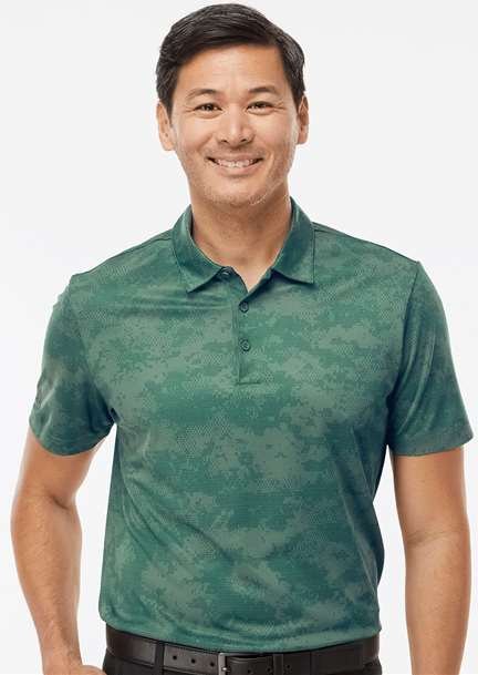 Adidas A550 Camo Polo - Green Oxide