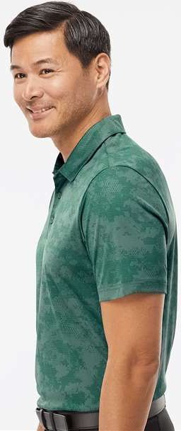 Adidas A550 Camo Polo - Green Oxide