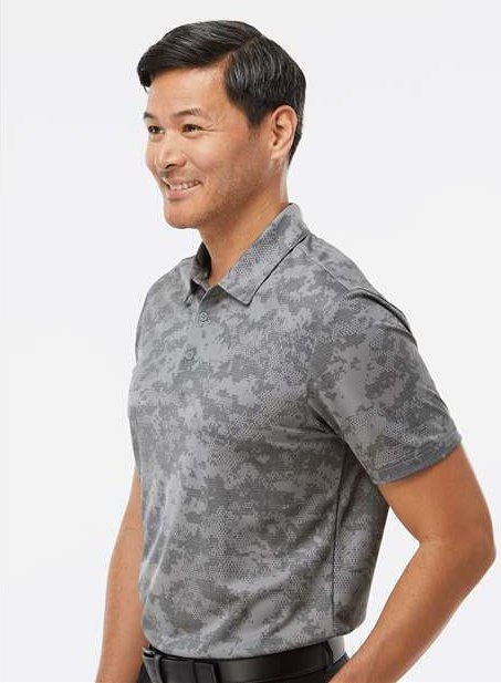 Adidas A550 Camo Polo - Gray Three